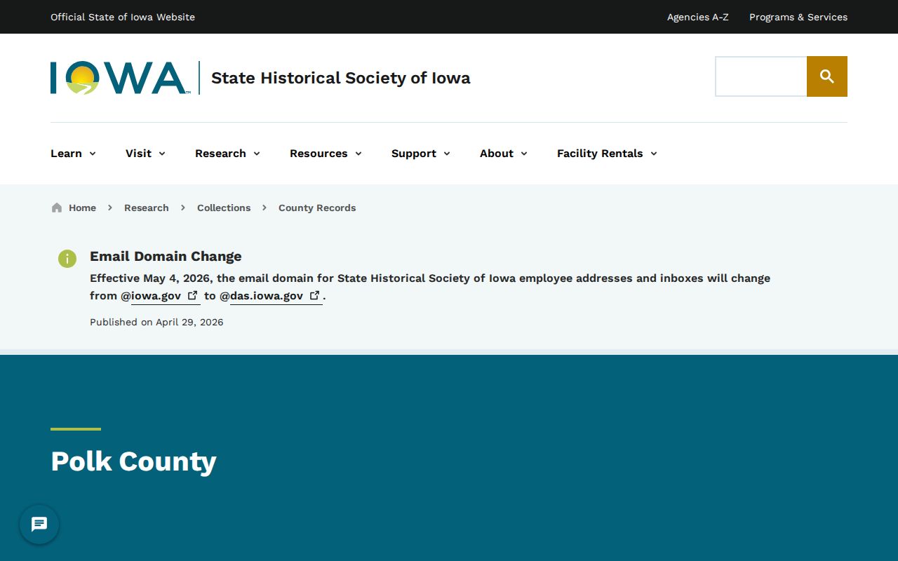 Polk County neighbors research in State Historical Society county records