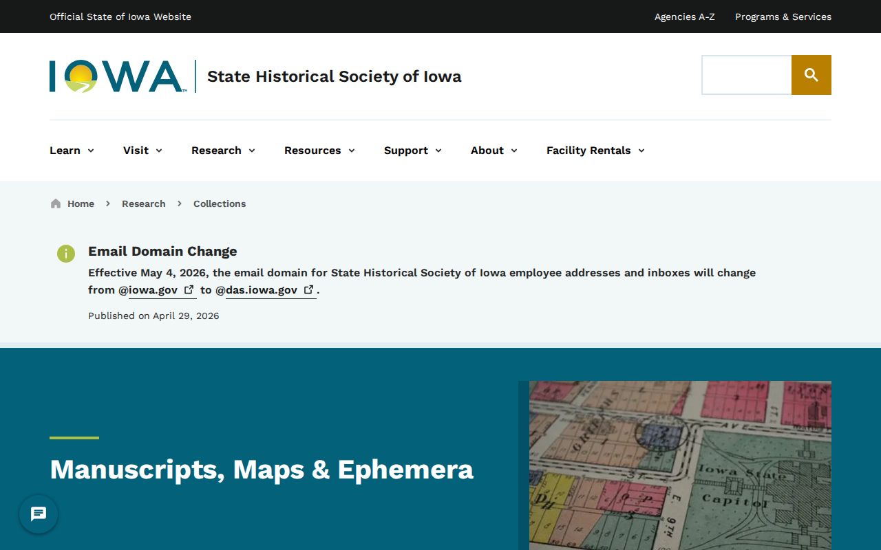 Polk County previous residents historical maps and manuscripts collection
